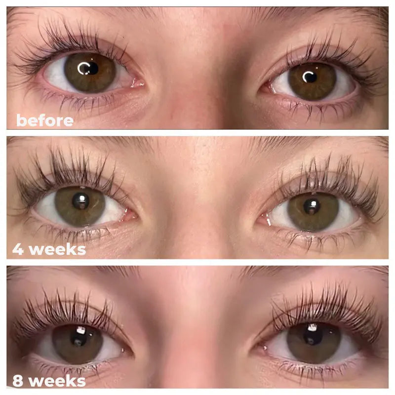 nuorganic Eyelash Growth Serum (8ML) - Developed by Anti-Aging Scientists, Clean, Prostaglandin-Free Formula for Thicker, Longer Lashes, Daily, Repair, Hydrating, Soothing, Suitable for All Skin Types, Eye Treatment Skincare