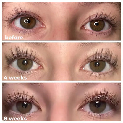 nuorganic Eyelash Growth Serum (8ML) - Developed by Anti-Aging Scientists, Clean, Prostaglandin-Free Formula for Thicker, Longer Lashes, Daily, Repair, Hydrating, Soothing, Suitable for All Skin Types, Eye Treatment Skincare
