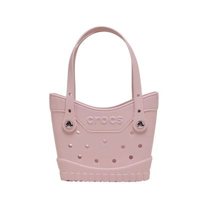 Crocs Classic Small Tote Bags, Shoulder Bag, Beach and Pool Bag, Personalize with Jibbitz Charms